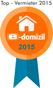 unikum-Ferienwohnungen wurde von e-domizil als Top-Vermieter 2015 ausgezeichnet!